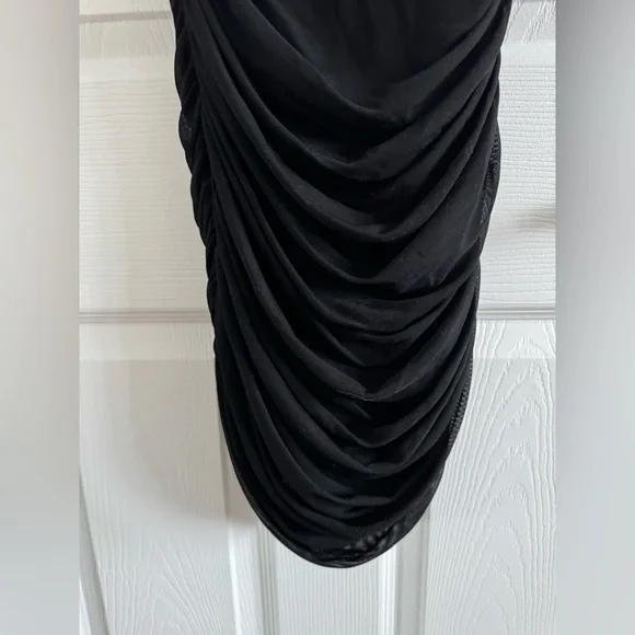 SHEIN ICON RUCHED BUSTIER BODYCON DRESS SIZE SMALL/4 NEVER WORN NWOT KNIT FABRIC - Picture 7 of 10